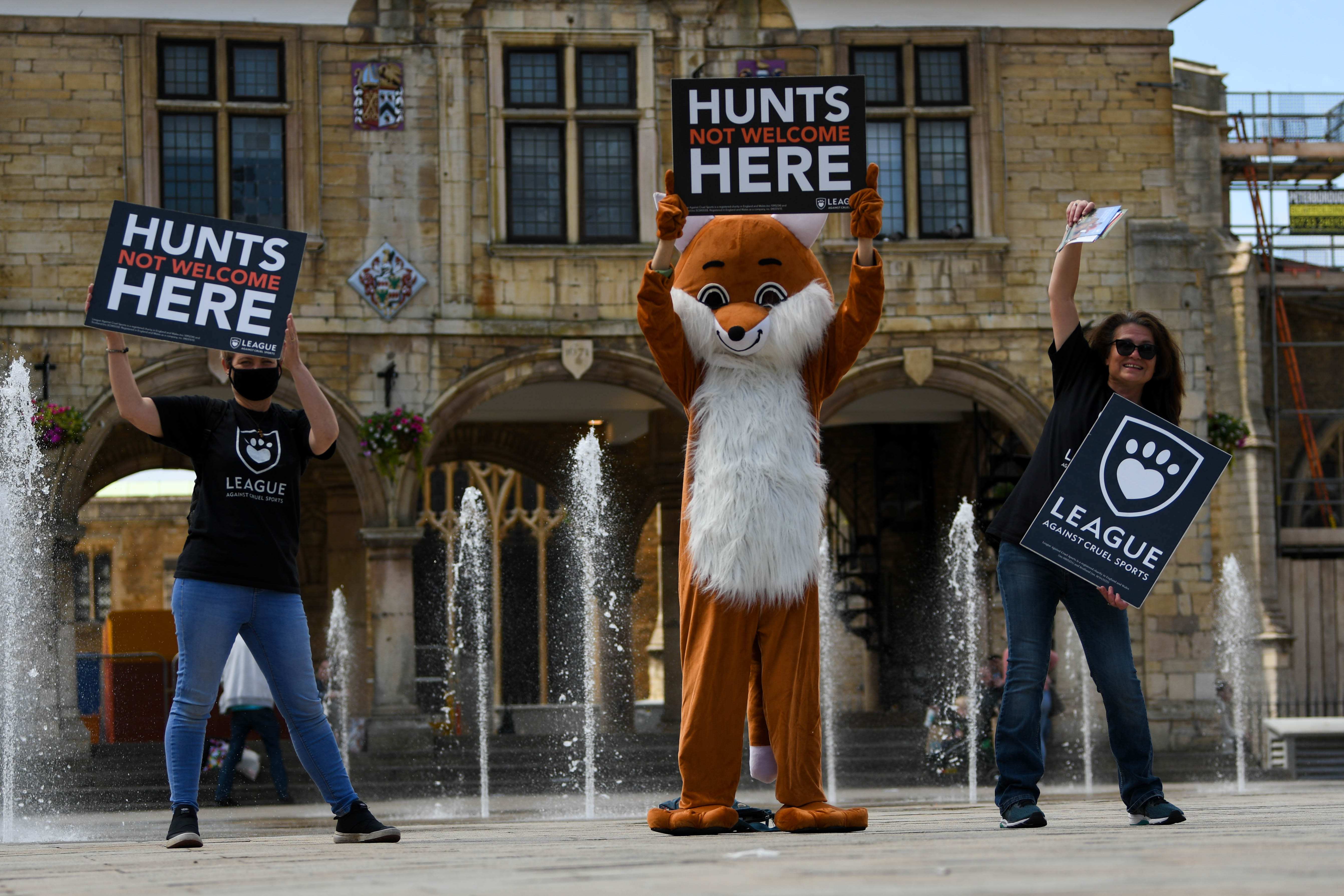 Hunts are not welcome here