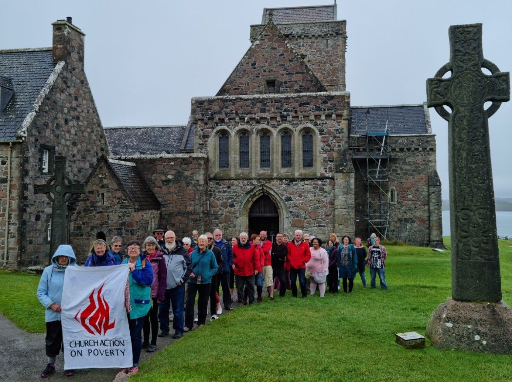 Iona Community outside church