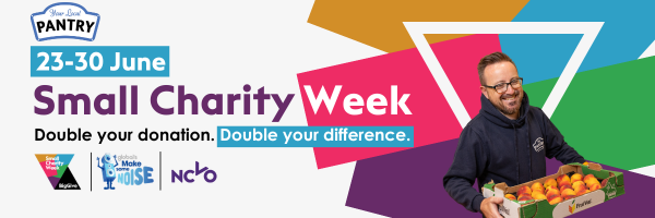 Small Charity Week: Double your donation. Double your difference.
