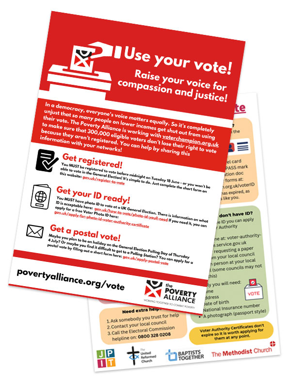 Voter registration posters