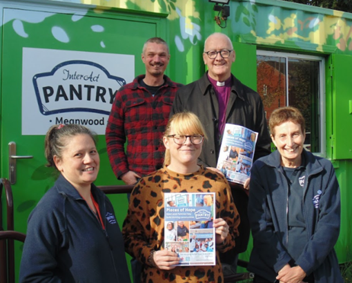 Bishop Nick Baines visits InterAct Pantry in Leeds