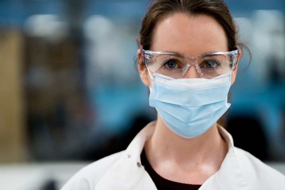 Scientist in the lab