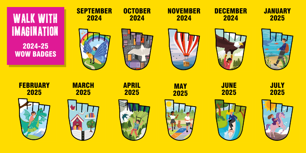 Walk Button Badges Are you ready for Walk to School Week?