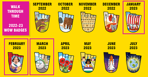 Walk Button Badges Reward pupils for walking to school this spring term