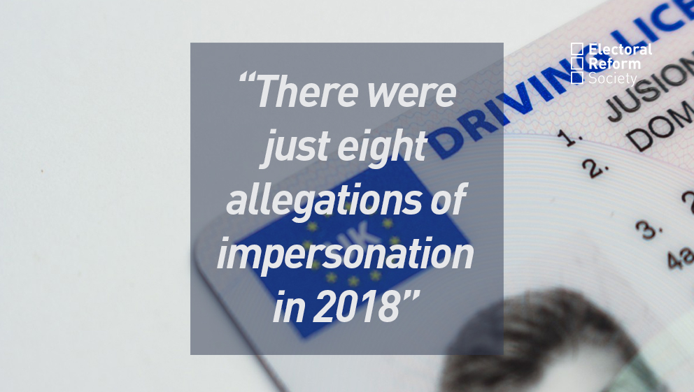 "There were just eight allegations of impersonation in 2018"