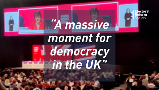"A massive moment for democracy in the UK"