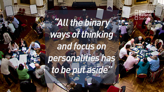 "All the binary ways of thinking and focus on personalities has to be put aside"