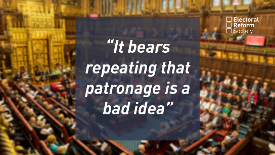 It bears repeating that patronage is a bad idea