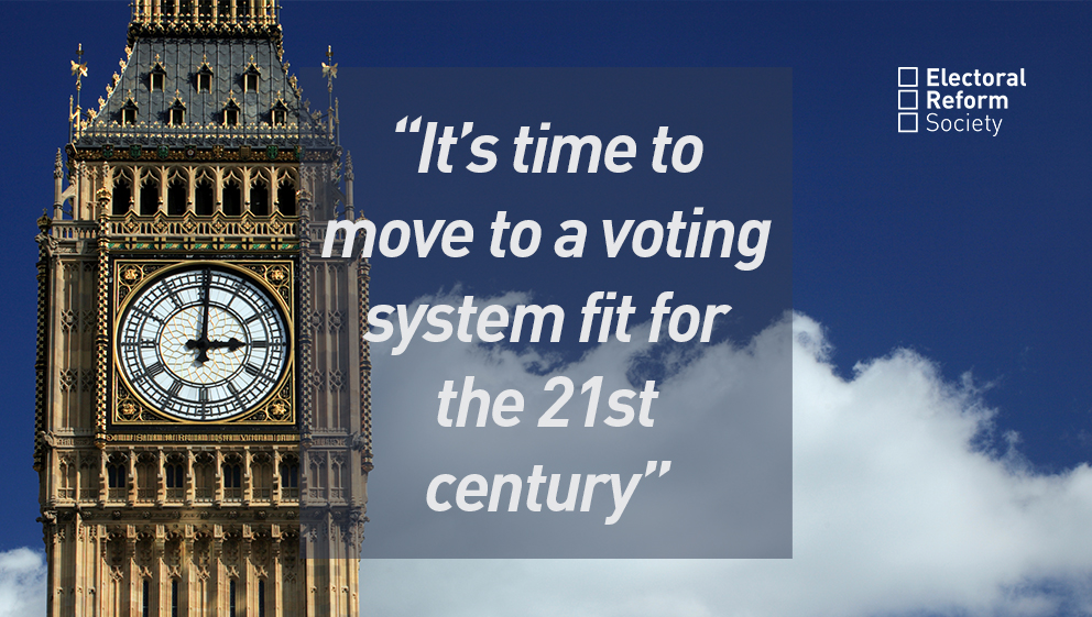 It's time to move to a voting system, fit for the 21st Century