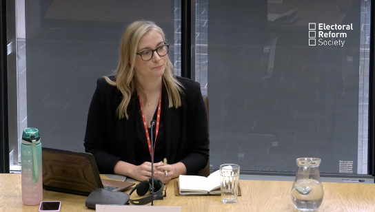 Jess Blair at the Senedd