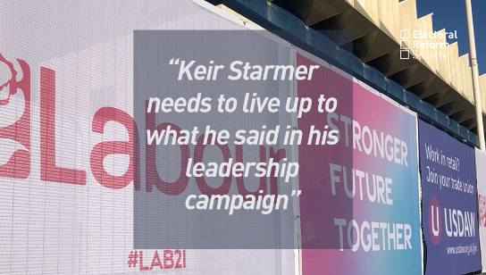 Keir Starmer needs to live up to what he said in his leadership campaign