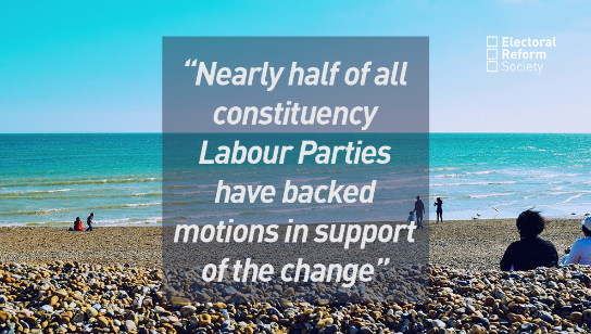 Nearly half of all constituency Labour Parties have backed motions in support of the change