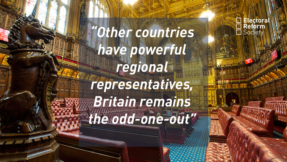 Other countries have powerful regional representatives Britain remains the odd one out