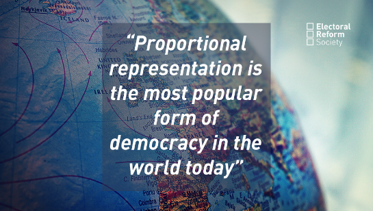 Proportional representation is the most popular form of democracy in the world today\ 100%xauto
