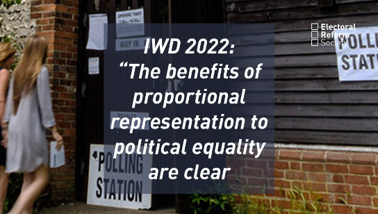The benefits of proportional representation to political equality are clear