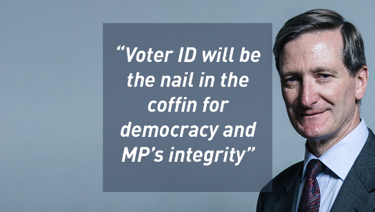 Voter ID will be the nail in the coffin for democracy and MPs integrity