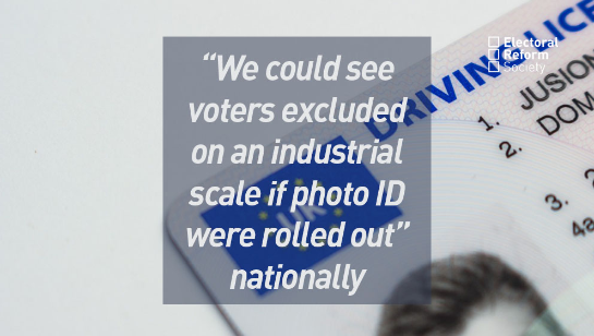 We could see voters excluded on an industrial scale if photo ID were rolled out nationally