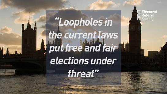 Loopholes in the current laws put free and fair elections under threat