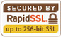 Secured by Rapid SSL