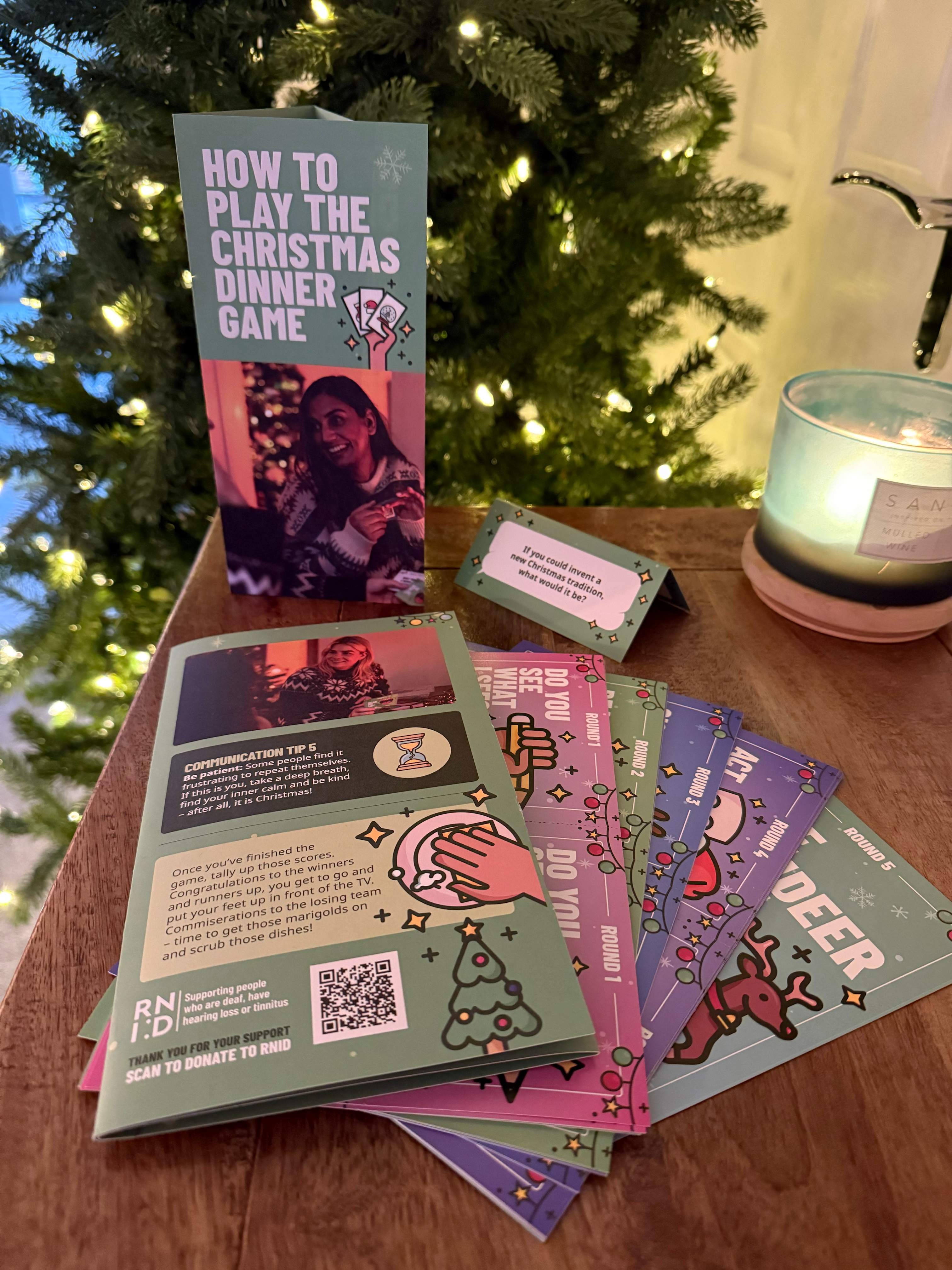 RNID Christmas Dinner Game pack