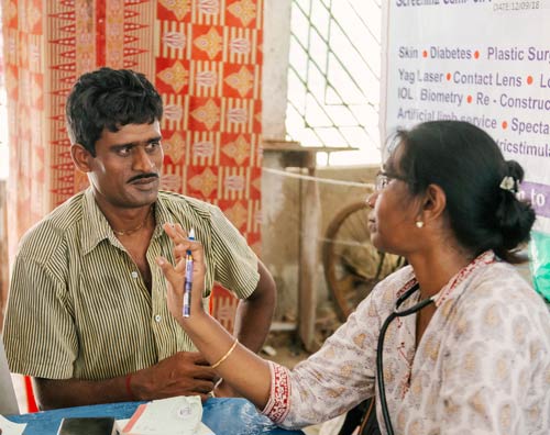 Patient in hospital