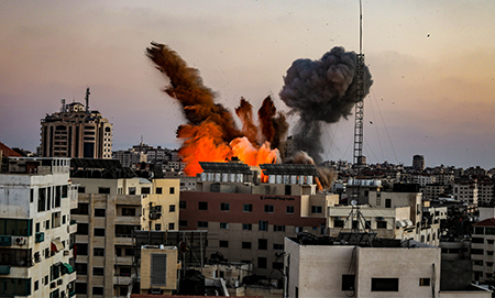 Gaza under attack, Gaza city