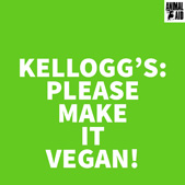 Kellogg's: please make it vegan!