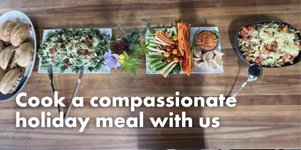Cook a compassionate holiday meal with us 