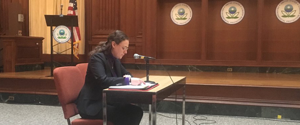 Antonia Herzog at EPA hearing