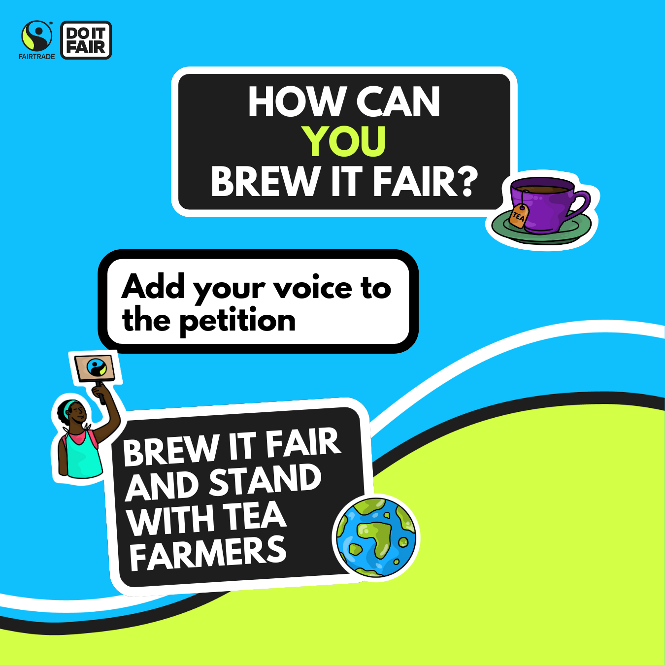 Add your voice to the petition graphic