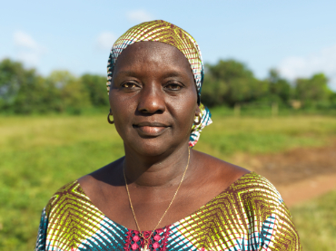 Salimata, an Ivorian cocoa farmer