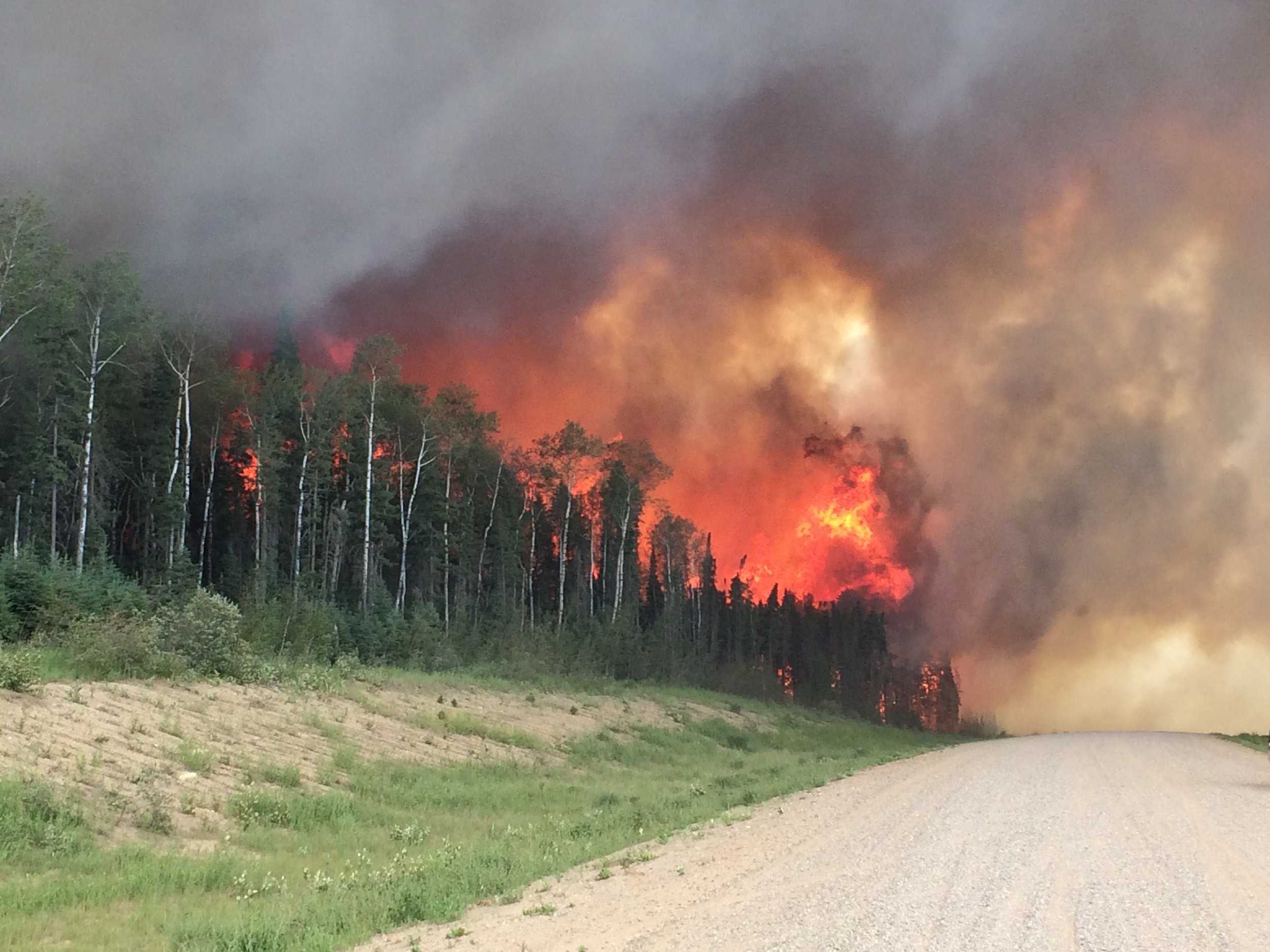Fires burn across Alberta, forcing emergency evacuations across the province.