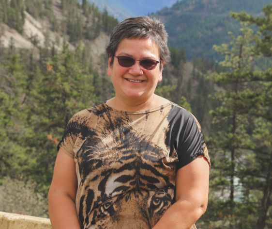 Vivian Jack of the Bridge River Indian community is seen in this photo taken in British Columbia.