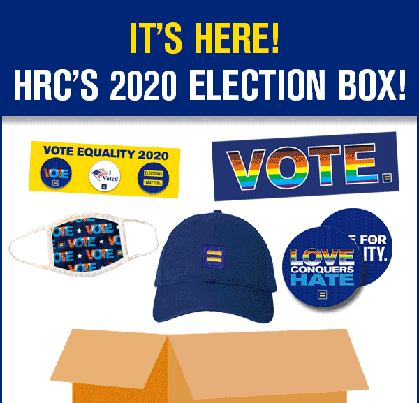 It's here! HRC's 2020 Election Box!