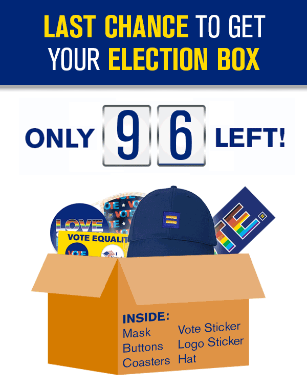Last chance to get your Election Box! Only 96 left!