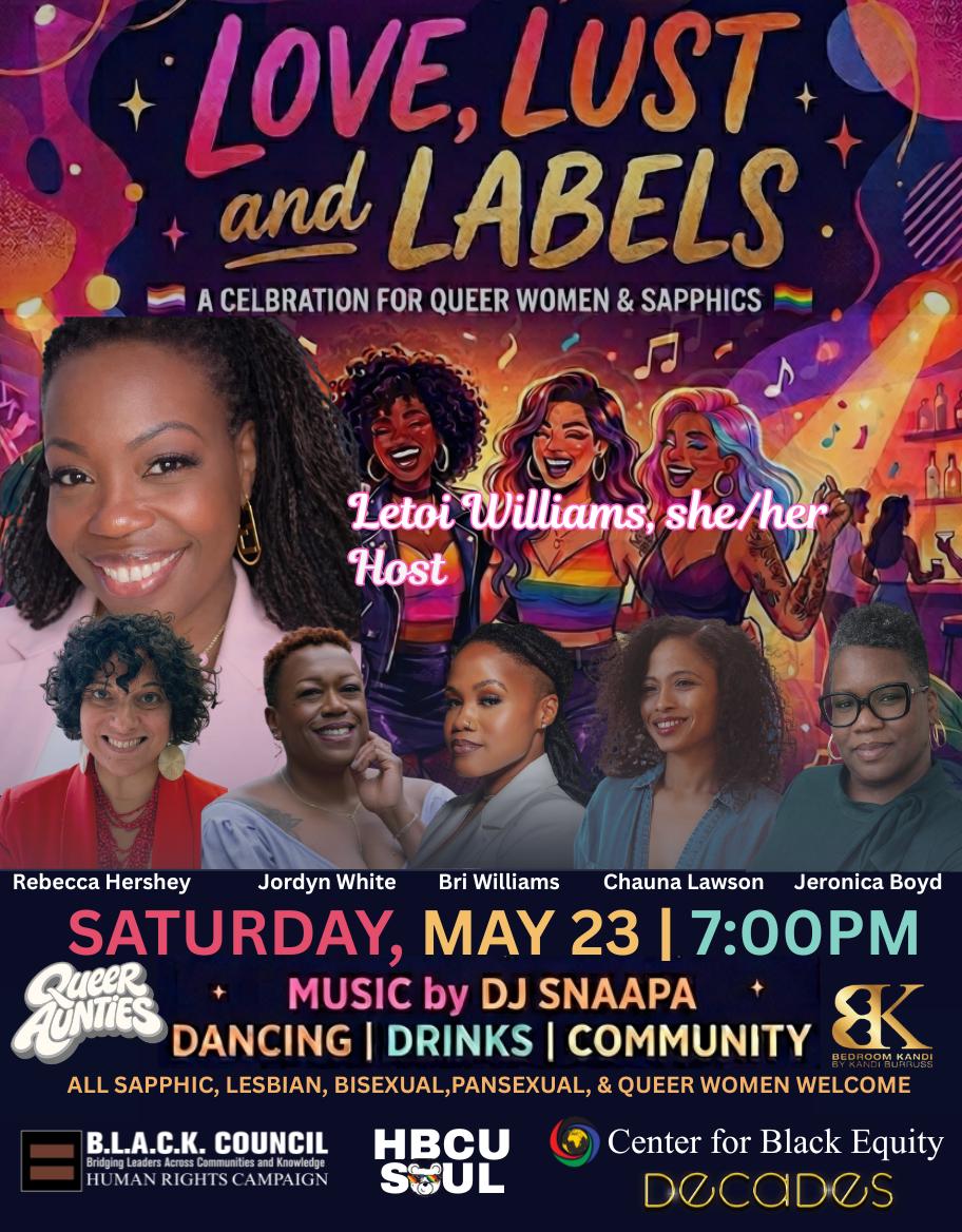 Love Lust and Labels Saturday, May 23, 7 PM