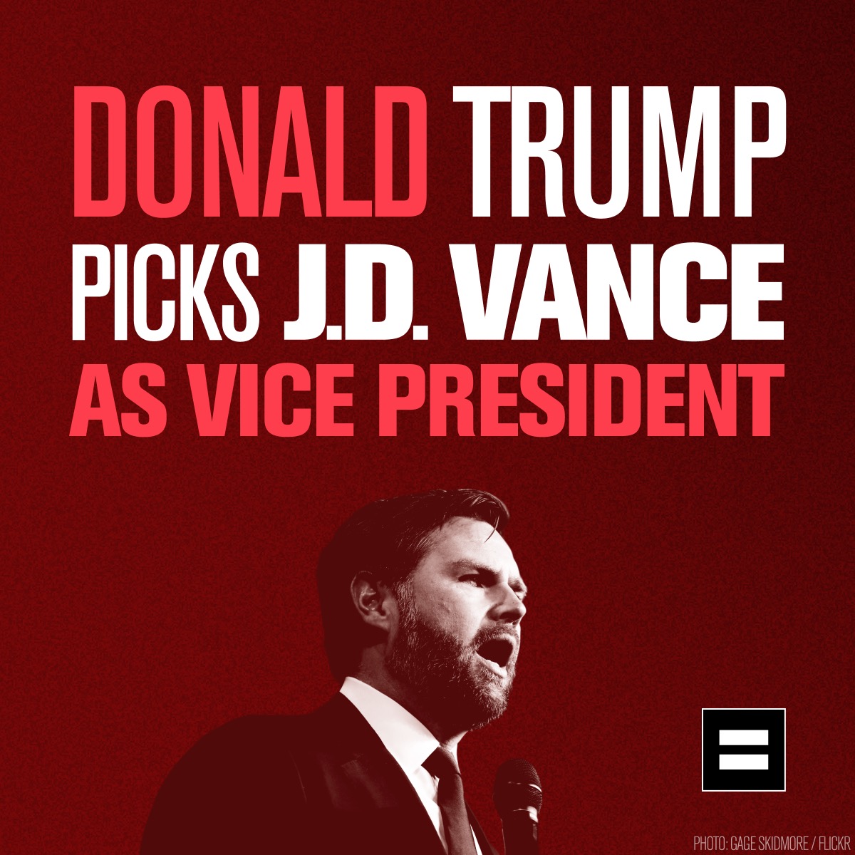 Donald Trump picks JD Vance as Vice President