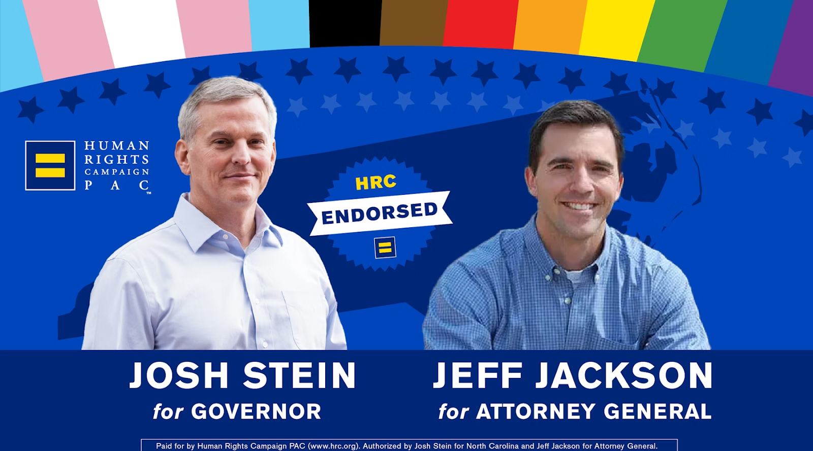 HRC endorses Josh Stein and Jeff Jackson