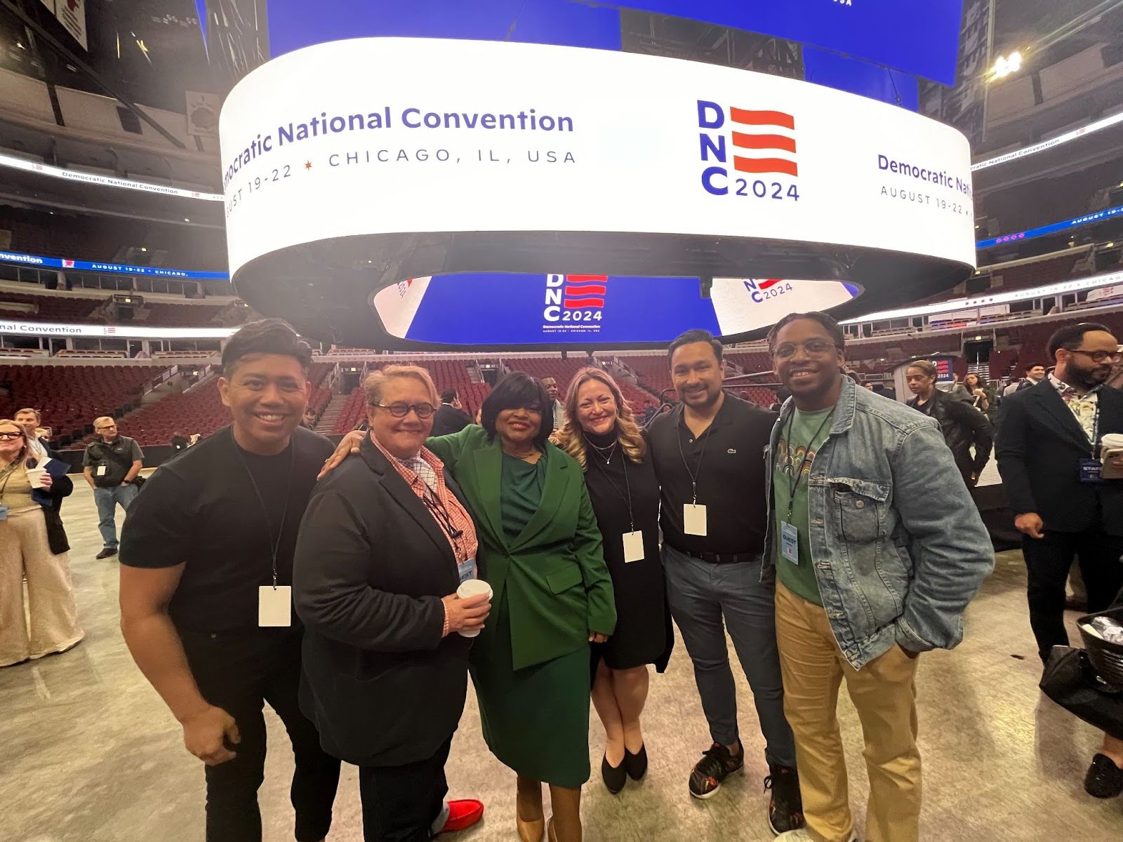 Minyon Moore w/ HRC at DNC 2024