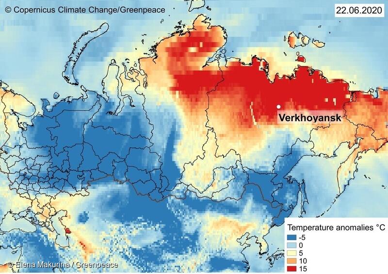 北極圏で38 シベリアの森が燃えている