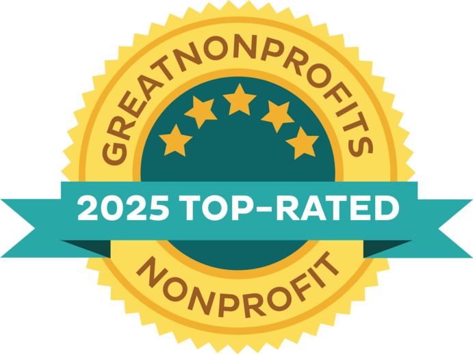 Great Nonprofits. 2025 Top-Rated NonProfit.