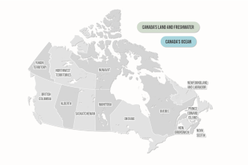 An image of CPAWS National’s Interactive Map.