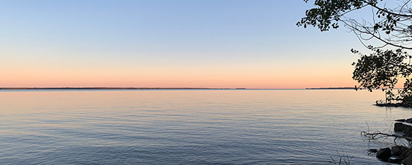 lake Winnipeg at sunset