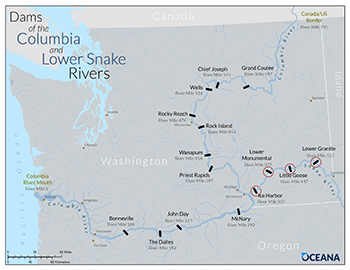 Dams of the Columbia and Lower Snake Rivers. Dams of the Columbia and Lower Snake Rivers.