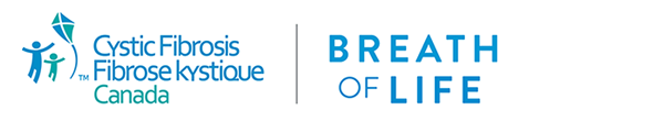 Cystic Fibrosis Canada and Breath of Life logo.