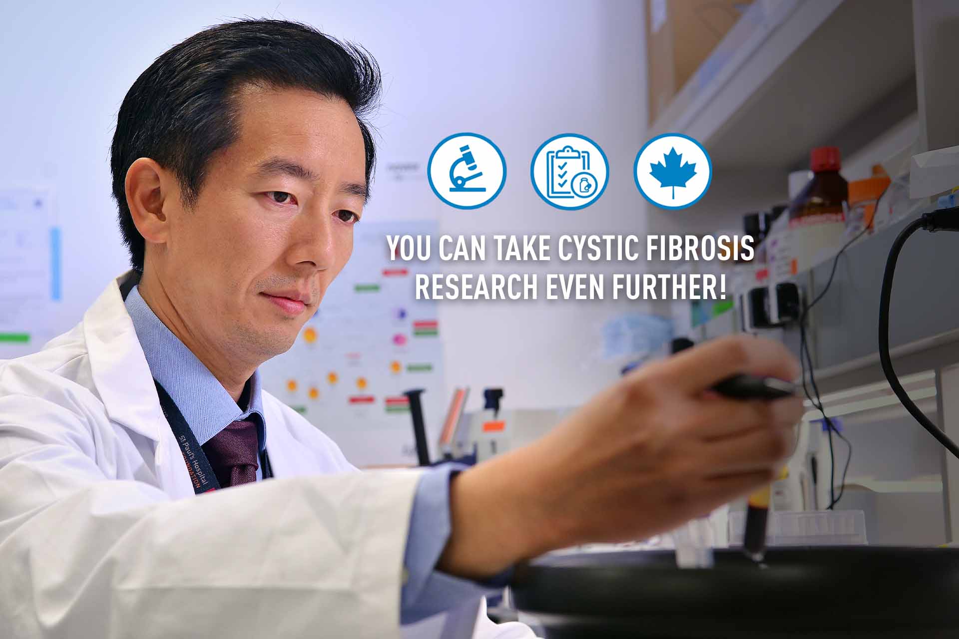 You can take cystic fibrosis research even further!