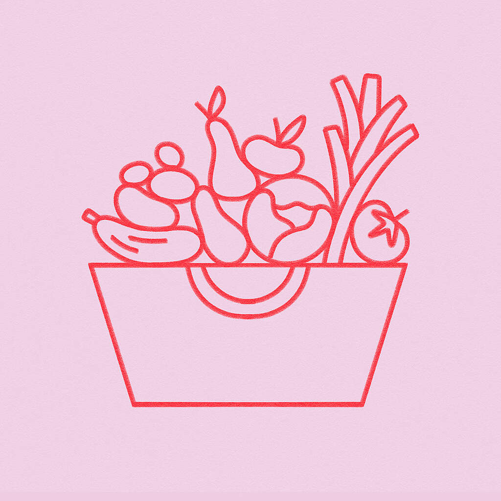 Fruit- en groentemand 