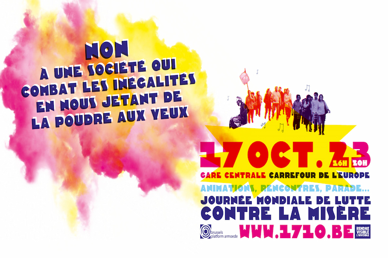 Anti poverty day flyers