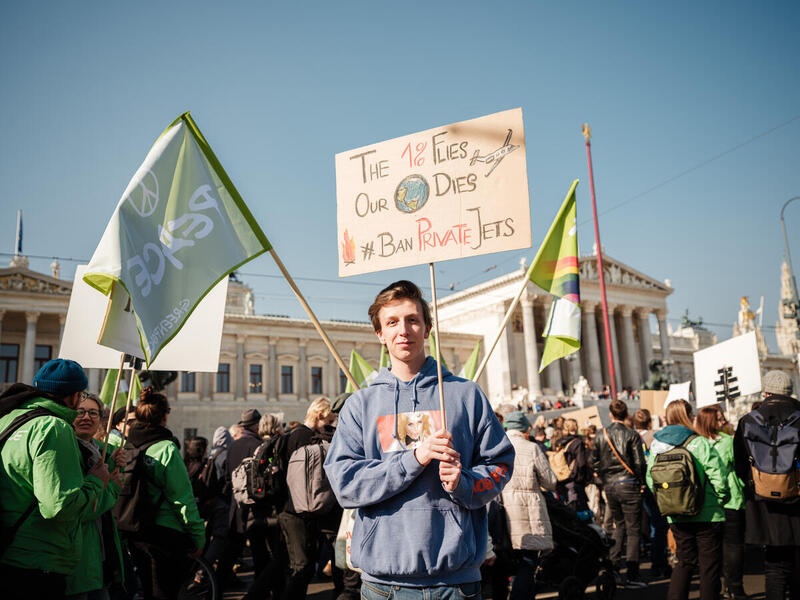 Global Climate Strike in Vienna, Austria