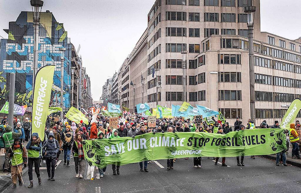 Klimaatmars in Brussels 